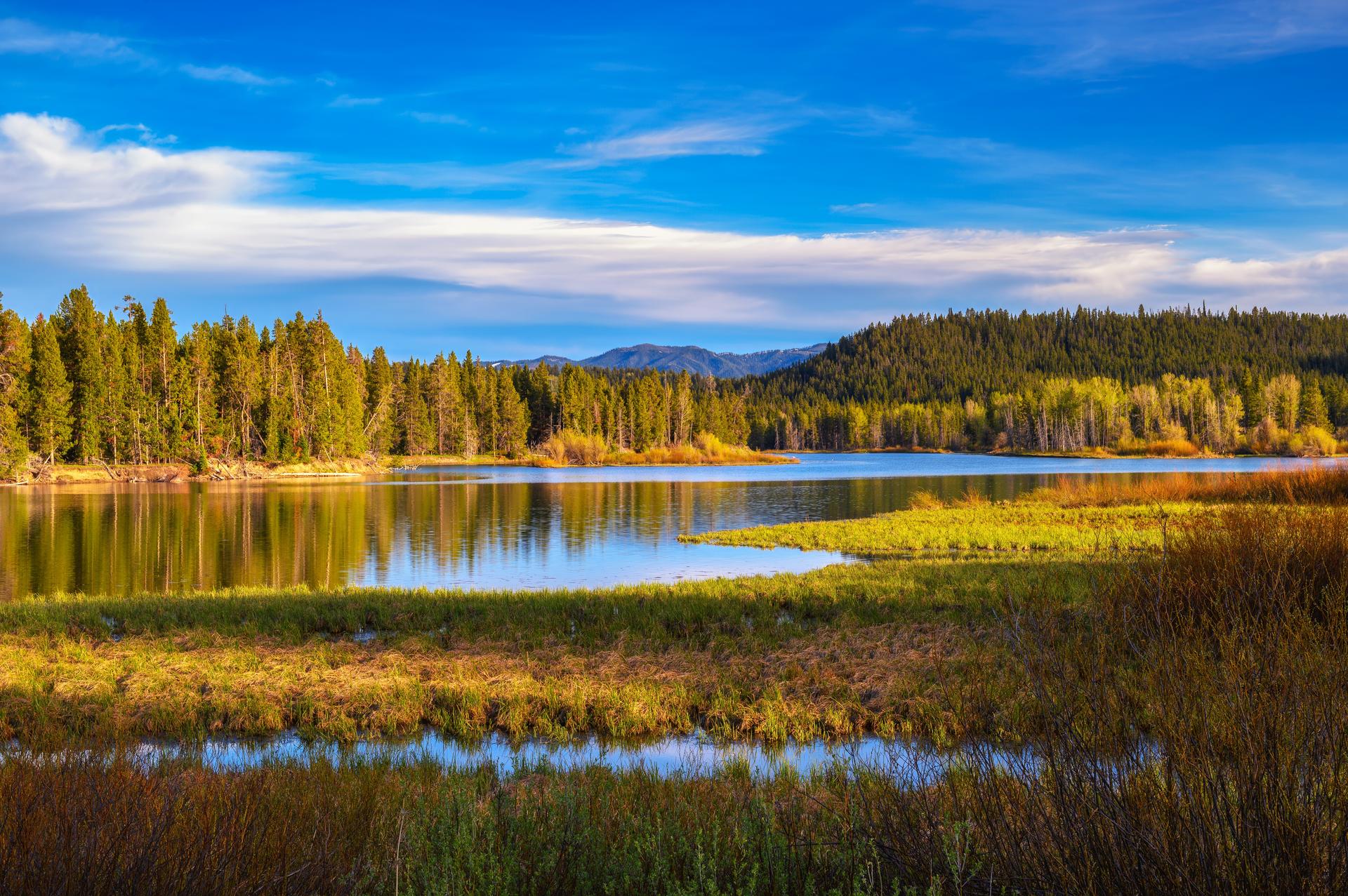 Snake River winding through Idaho landscape