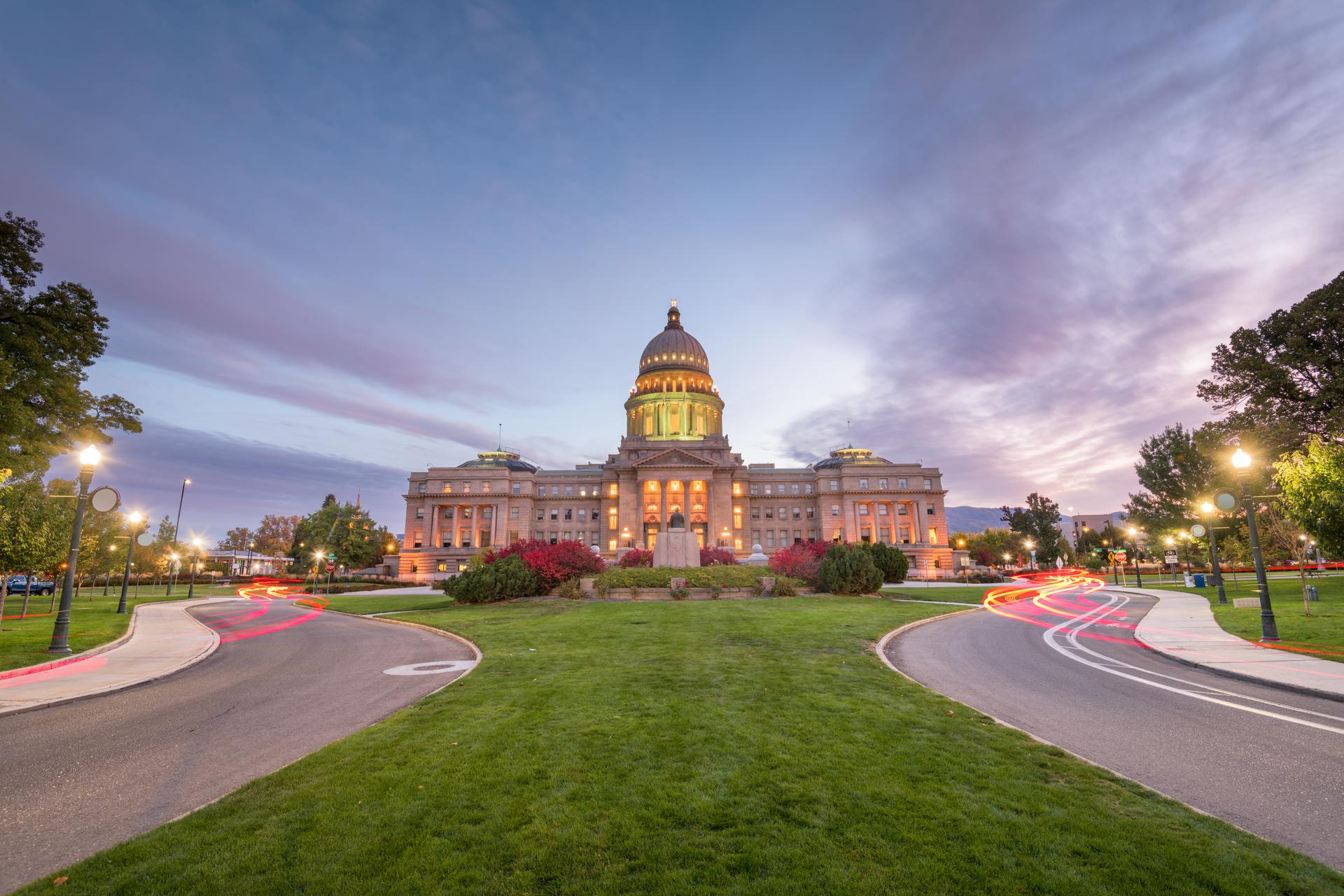 Idaho State Capitol building in Boise